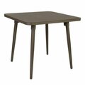 Bfm Seating Fresco 32'' Square Table with Solid Aluminum Top and Bronze Powder Coat 163T4L3232BZ